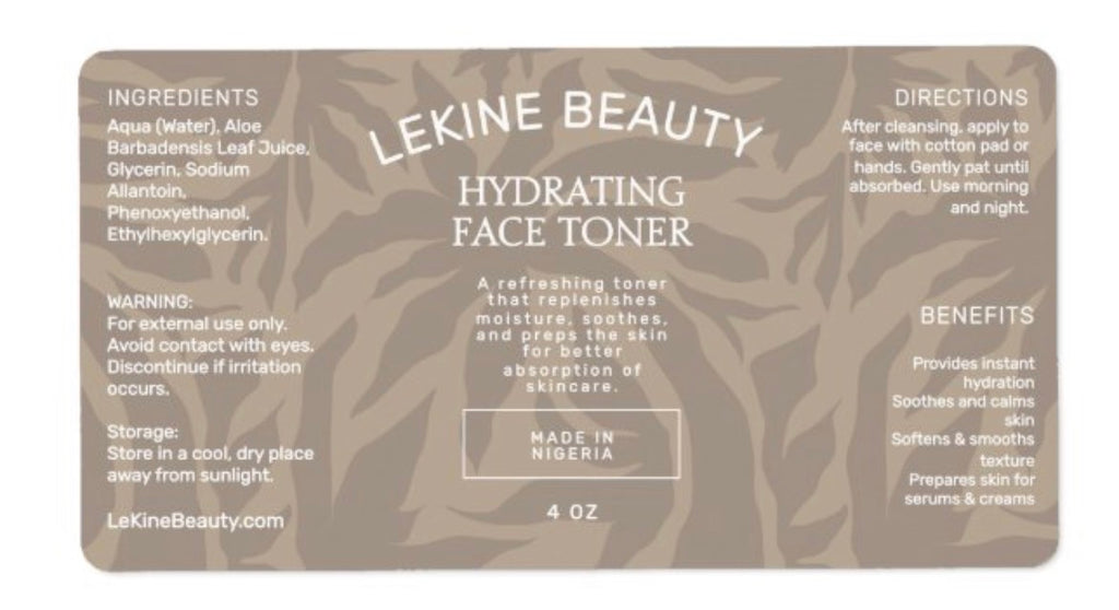 Hydrating Face Toner