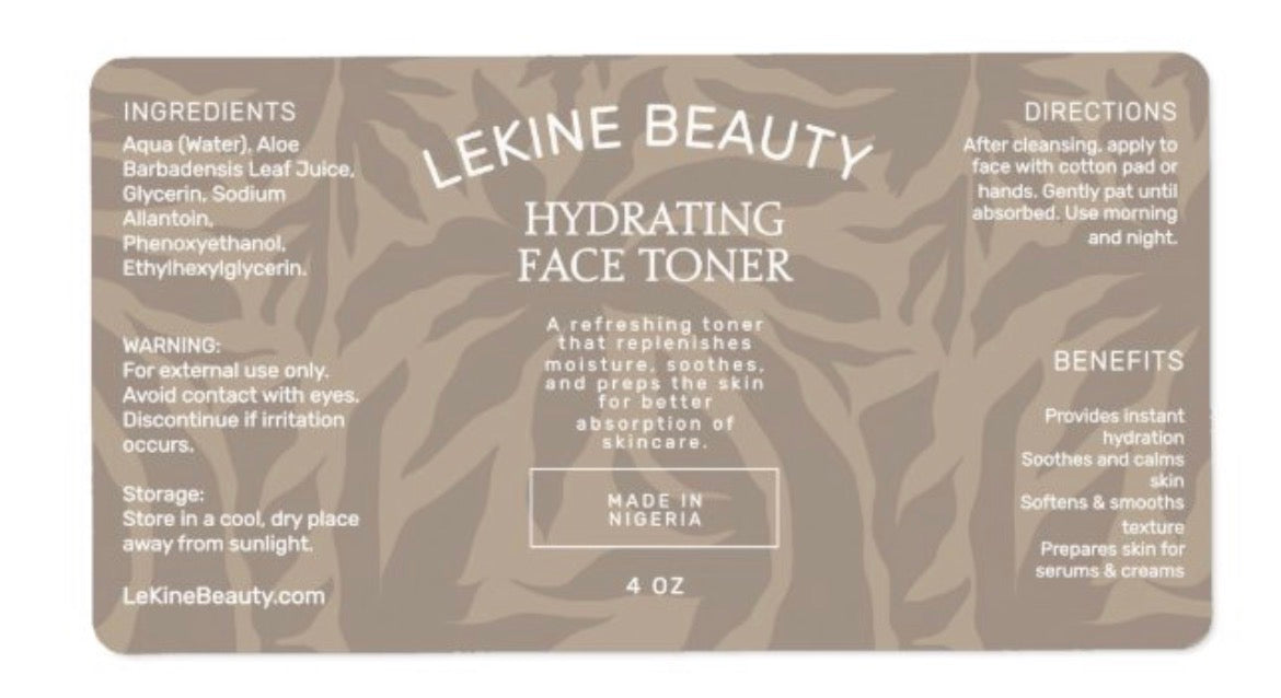 Hydrating Face Toner