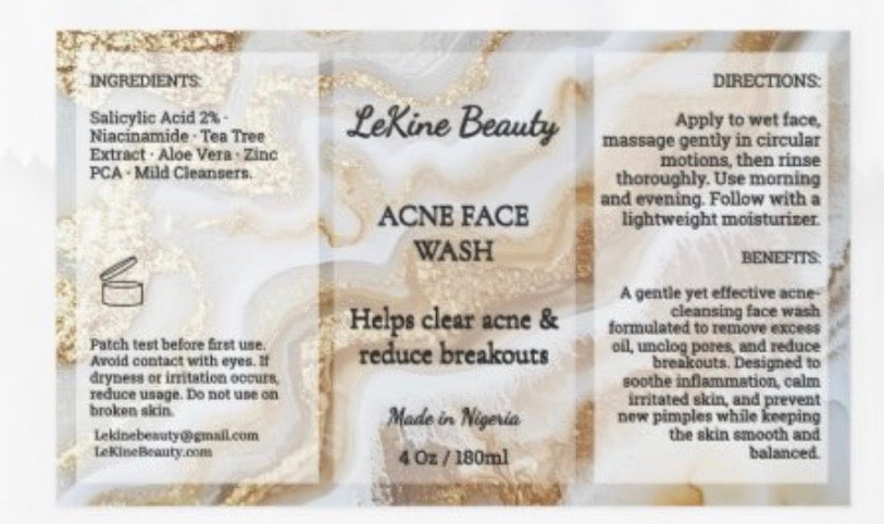 Acne Face Wash