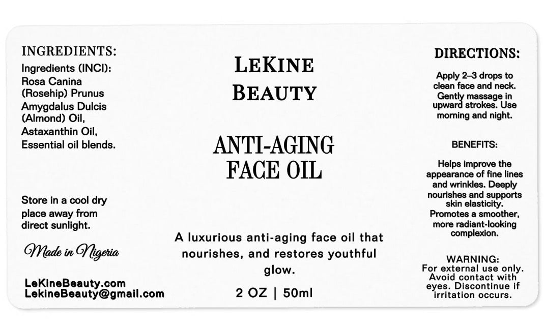 Anti-Aging Face Oil