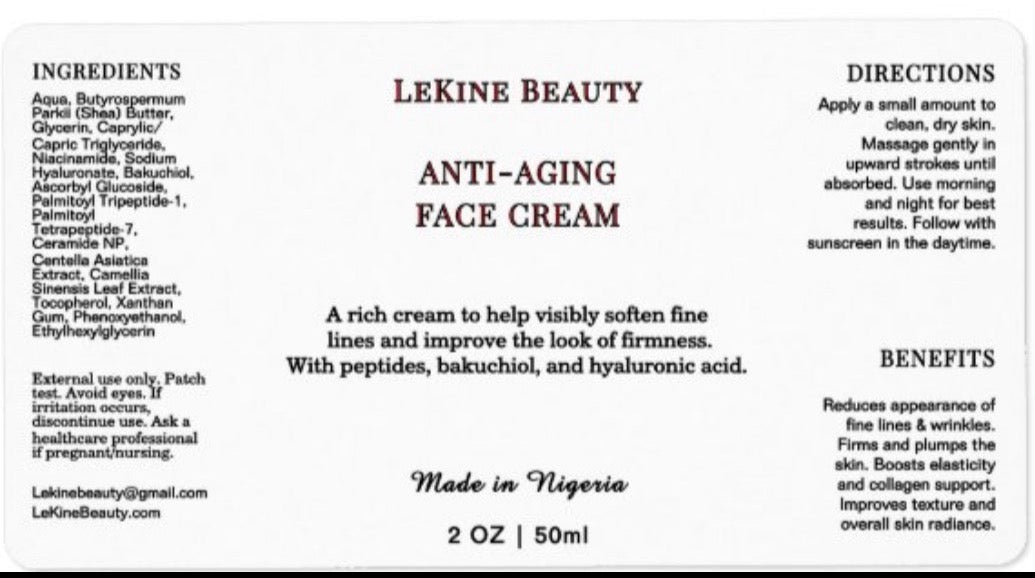 Anti-Aging Face Cream